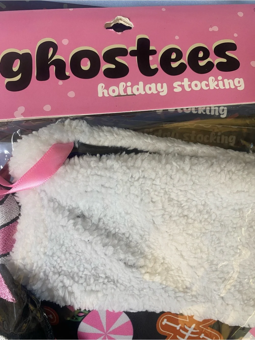 Goth Holiday stocking.